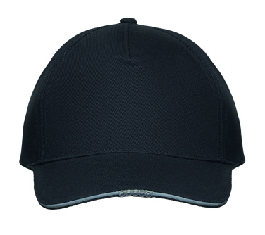 Logotrade promotional products photo of: 5 panel LED cotton cap 220gr/m²